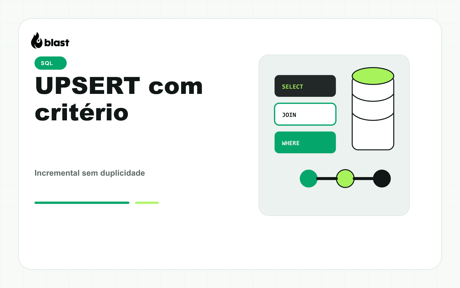 UPSERT sem duplicidade: o mínimo para uma carga incremental confiável